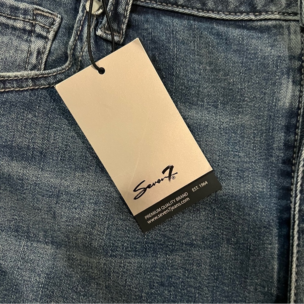 Seven7 High Rise Skinny Ankle Limited Edition Jeans Size 24W NWT - Picture 11 of 15